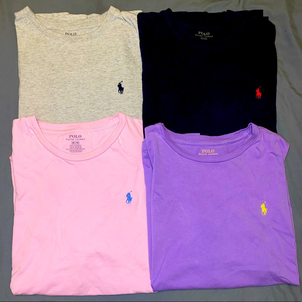 Bundle - Lot of 4 Polo Ralph Lauren T-Shirts